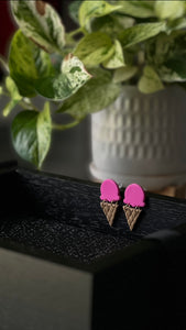 Summoned By Nature Ice Cream Earrings