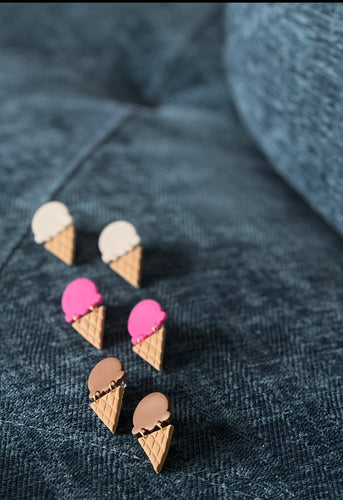 Summoned By Nature Ice Cream Earrings