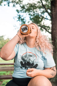 Summoned By Nature Wooden Koozie